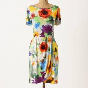 Anthropologie Weston Wear Gathered Hemlock Dress